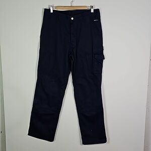 MASCOT blue 34x32 double front work pants